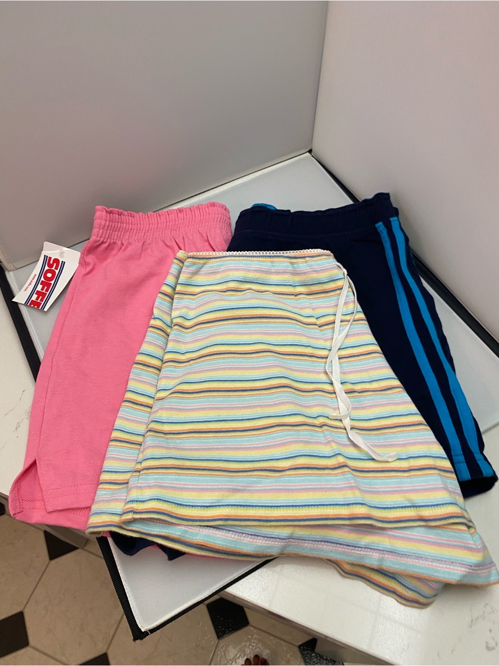 Three pairs of athletic shorts old navy